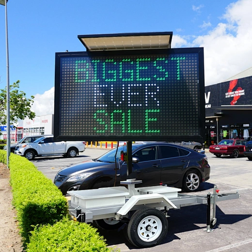 variable message sign for Advertising and Promotions