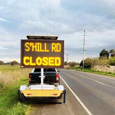 variable message sign for Traffic control and management