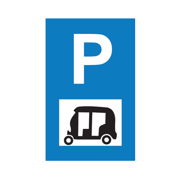 Auto Rickshaw Stand Sign
