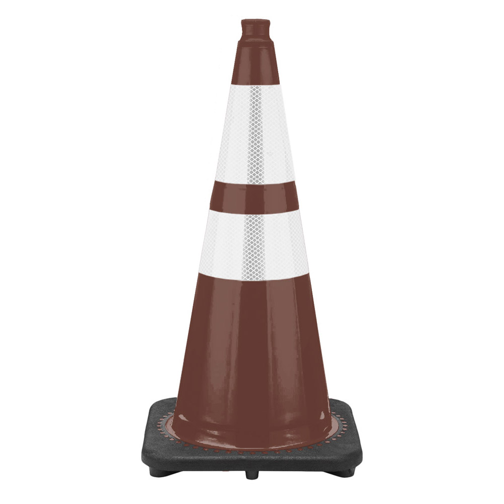 Brown Traffic Cones