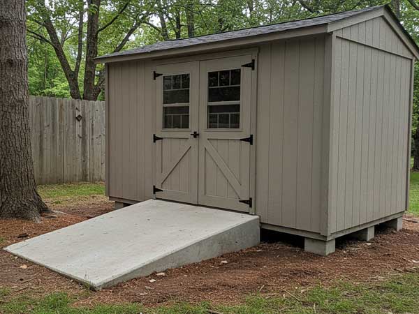 Concrete Shed Ramp