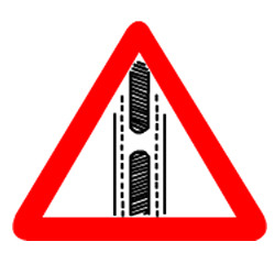 Gap In Median Sign