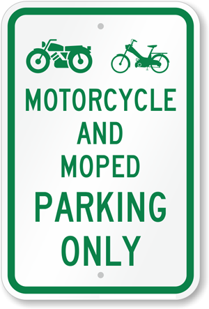 Parking Scooter & Motorcycle Sign