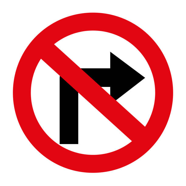 Right Turn Prohibited Sign