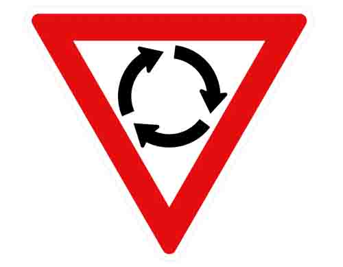 Roundabout Sign