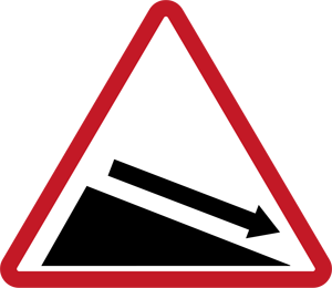 Steep Descent Sign