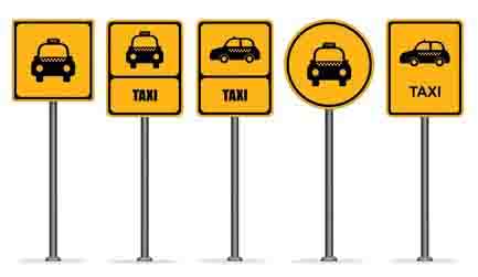 Taxi Stand Sign