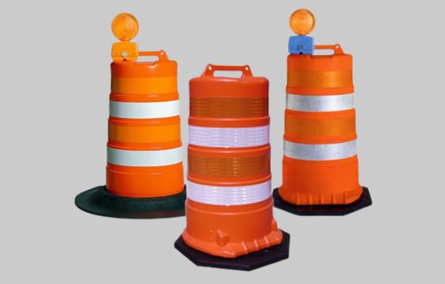 Traffic Drums and Construction Barrels for Sale