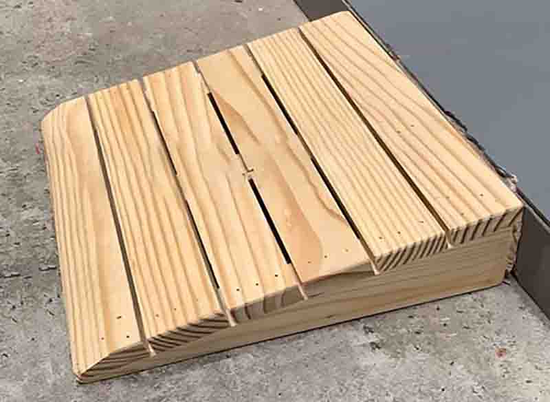Wood Curb Ramps