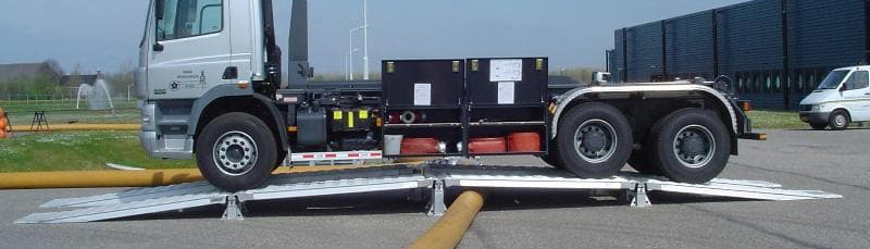 fire hose ramp bridge guide