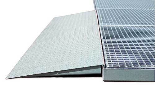 galvanized steel shed ramp