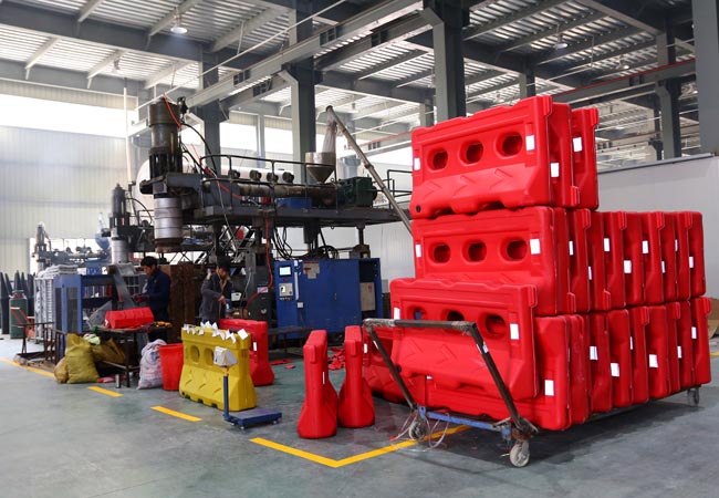 go kart track barrier production