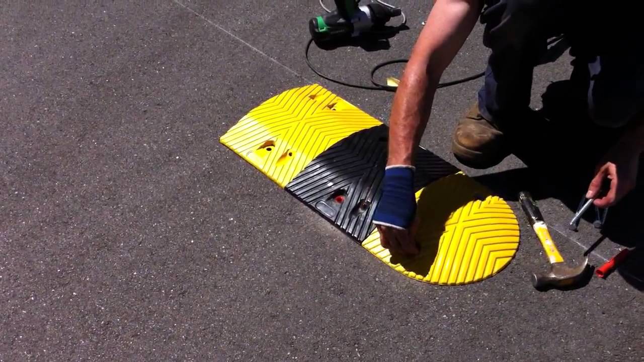 speed bumps installation