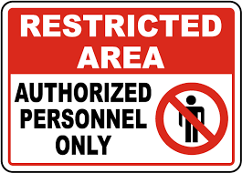Authorized Personnel Only Sign