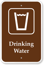 Drinking Water Sign