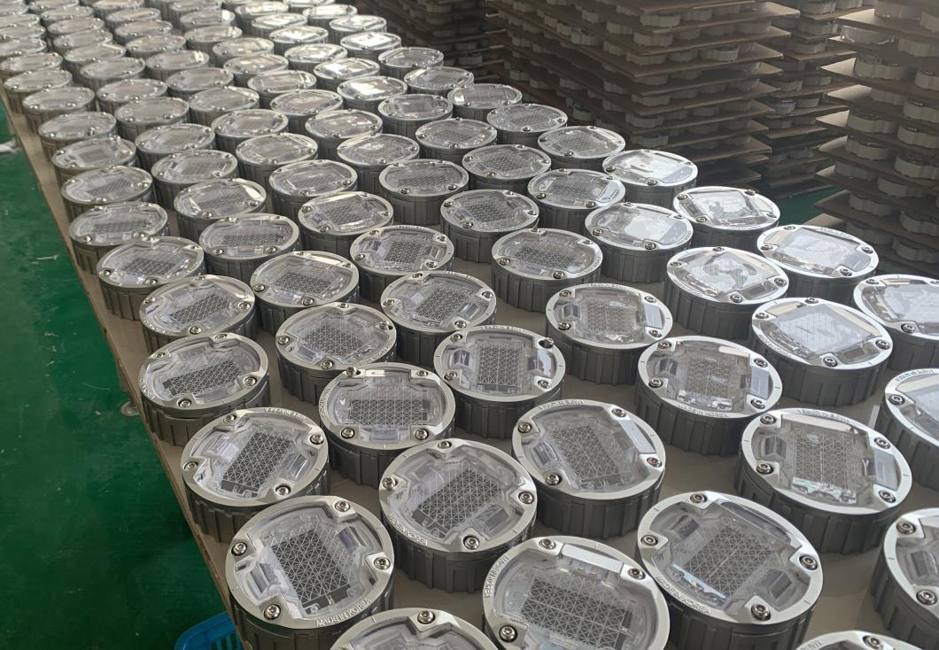 Finished Solar Road Studs