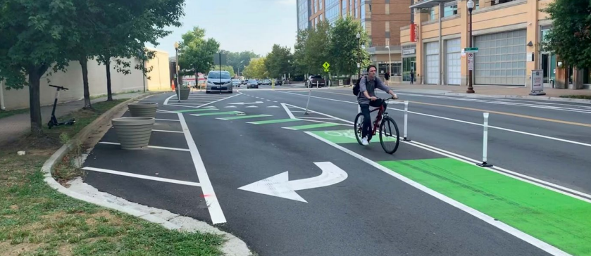 Green Road Markings