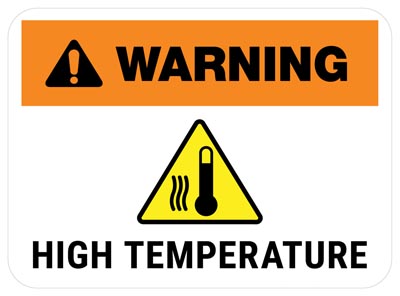 High Temperature Sign