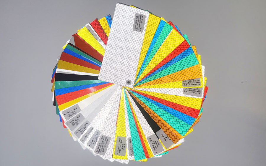 JACKWIN reflective sheeting color card