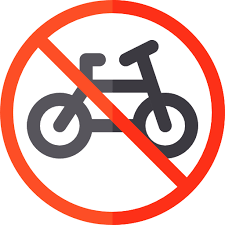 No Bicycle Sign