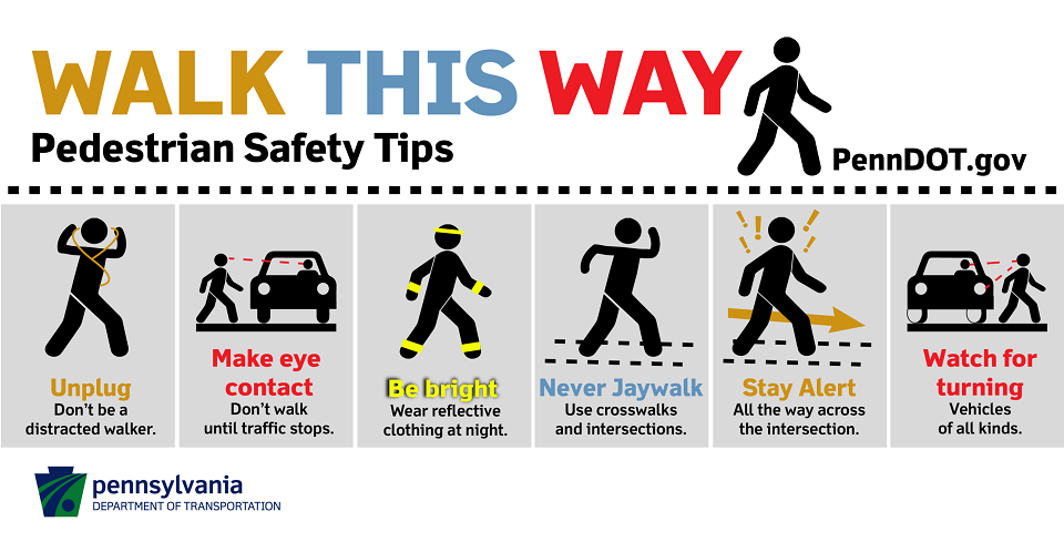 Pedestrian Safety Tips