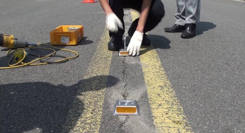 Road Stud Installation