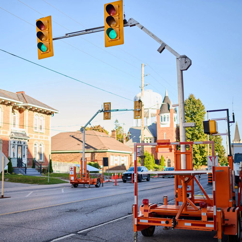 Traffic Signal for Construction Sites