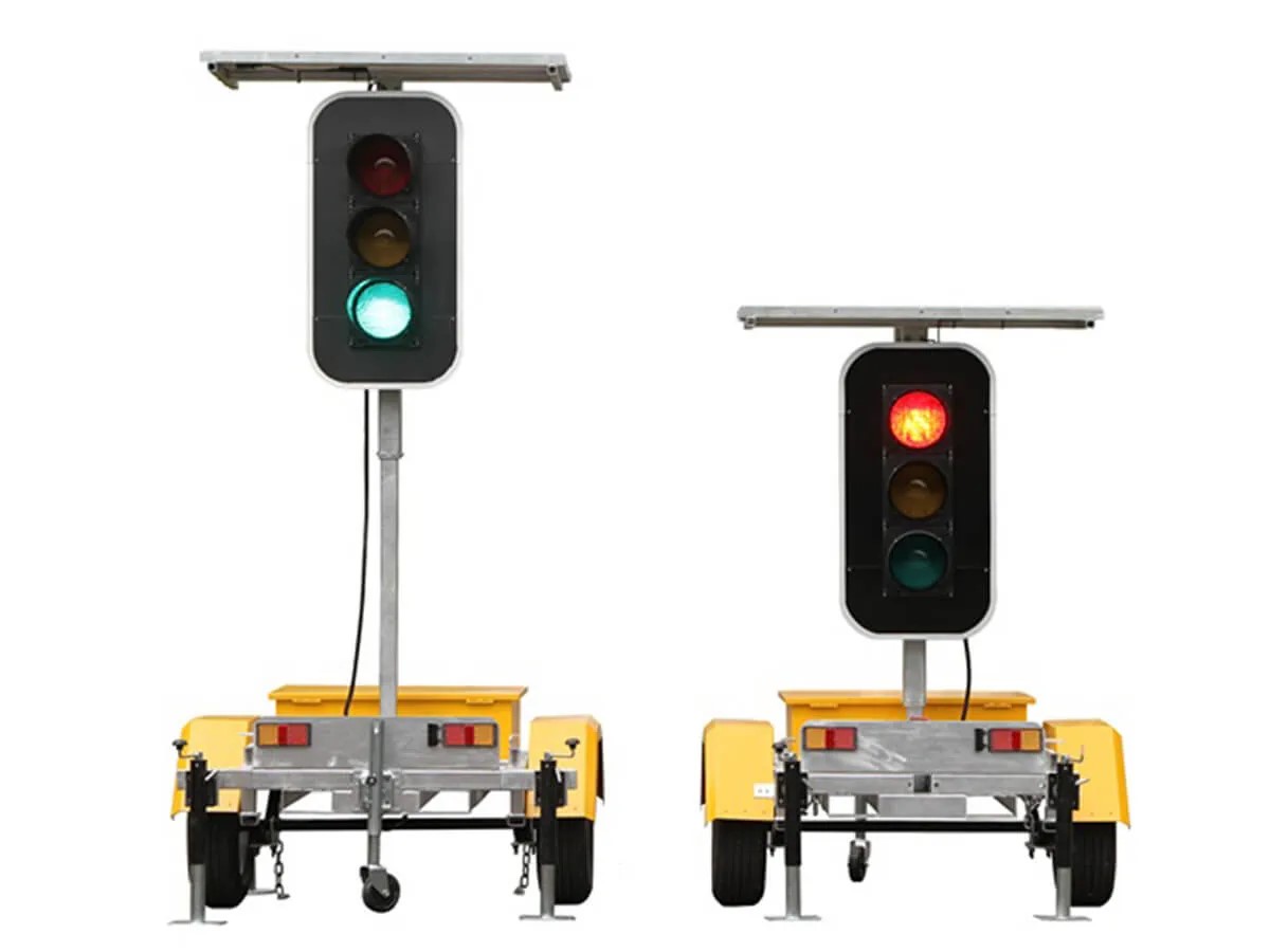 Trailer-Mounted Traffic Signals