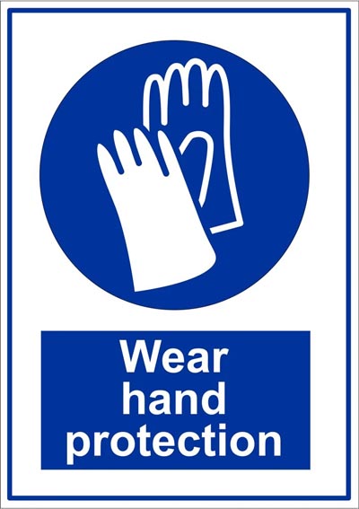 Wear Hand Protection Sign