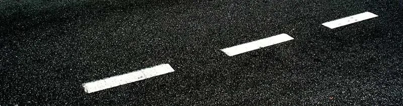 White Dashed Lines