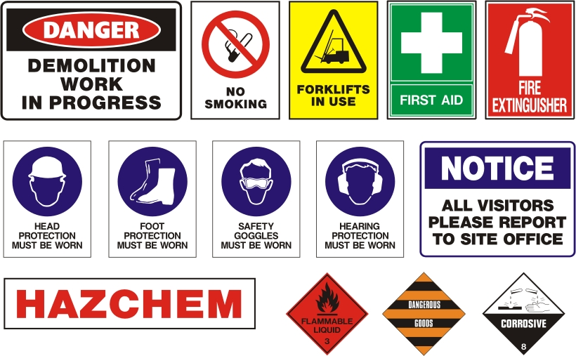 Workplace Safety Signs