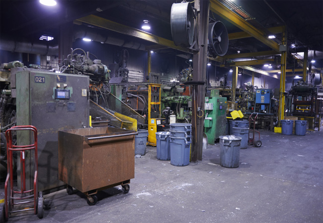aluminum die casting plant for reflective road stud