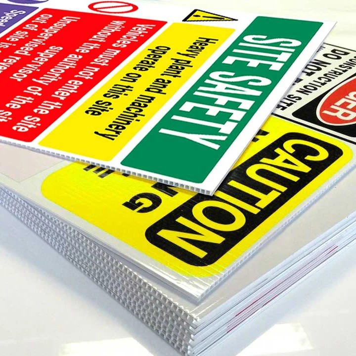 corflute safety signs