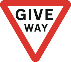 give way sign
