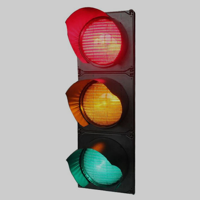 green yellow red light