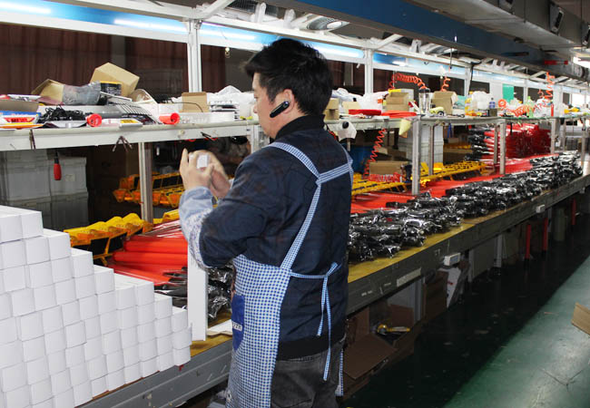 marshalling wand production line