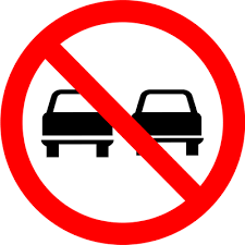no overtaking sign