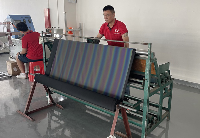 reflective cloth processing