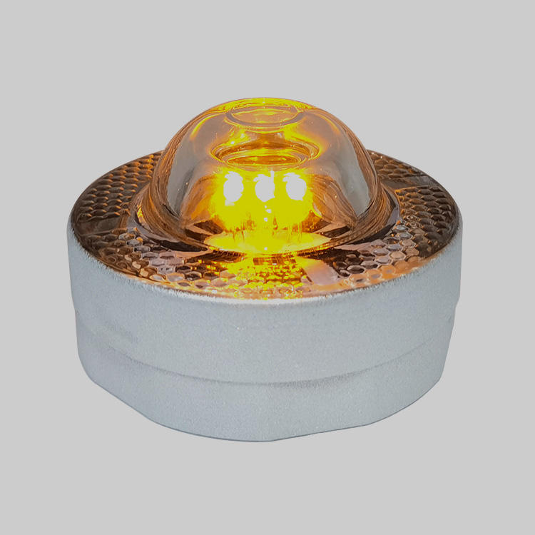 solar glass road stud