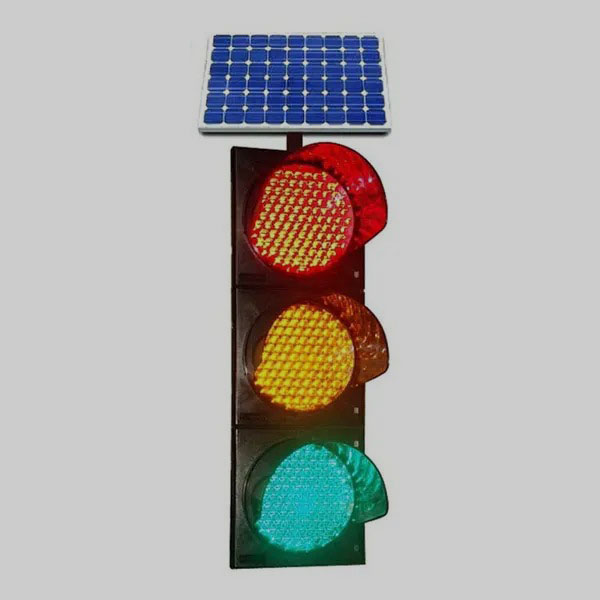 solar powered traffic lights