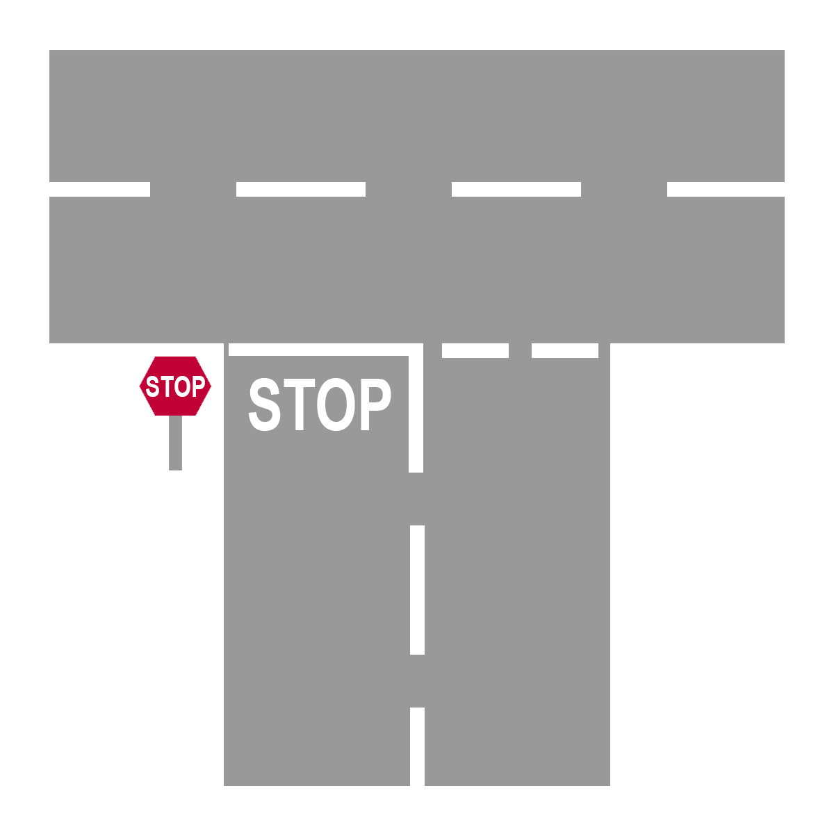 stop sign line