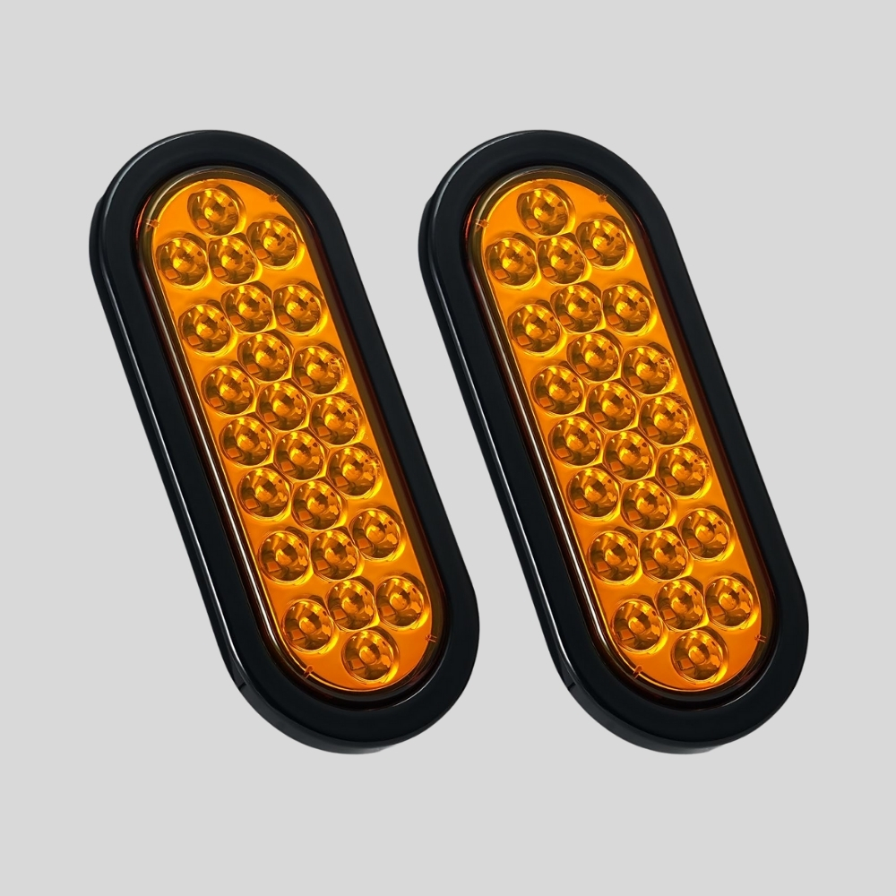 6.3 Inch Oval Strobe Lights