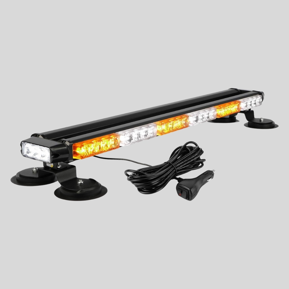 Amber White LED Strobe Light Bar