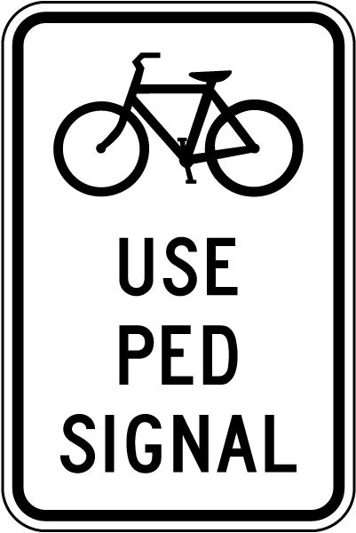 Bicycle Regulatory Sign