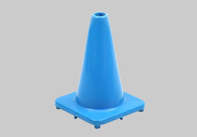 Mini cones de trânsito azuis