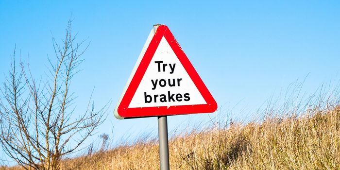 Brakes Road Sign