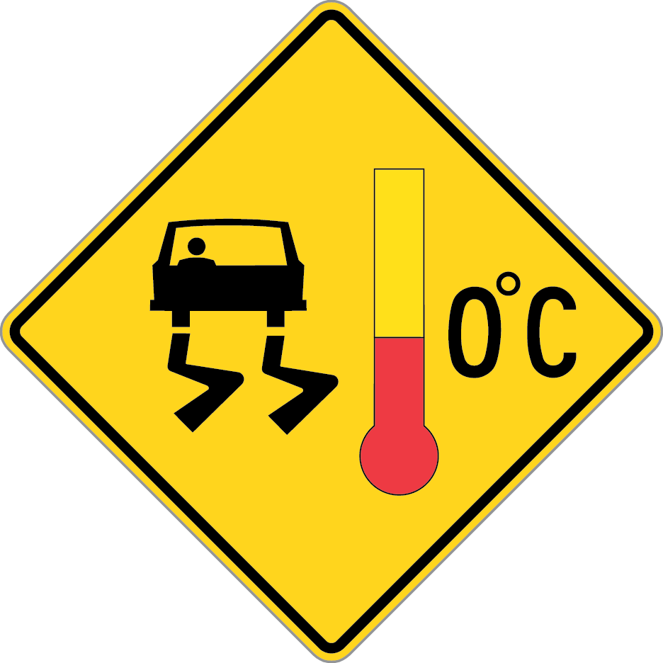 Bridge May Be Icy Sign
