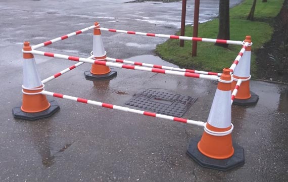 Cone Bars für Notfallszenen