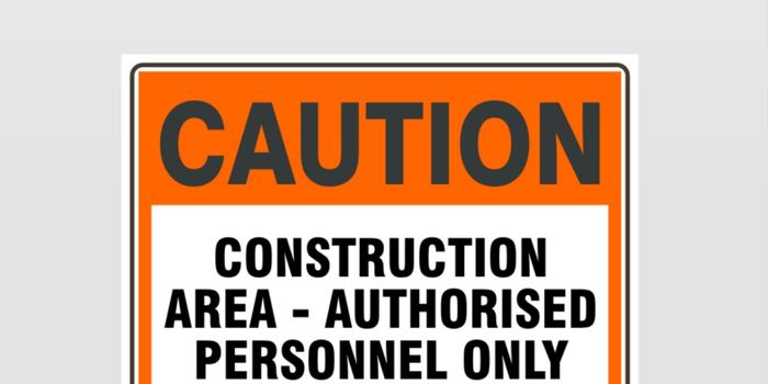 Área de construcción: Sólo personal autorizado