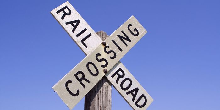 Crossbuck Railroad Sign
